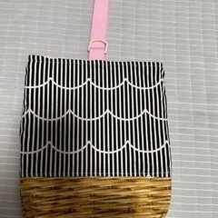 シューズ入れバッグ　上靴入れ袋　上靴入れバッグ　ハンドメイド作品