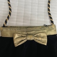ポシェット　ショルダーバッグ　キッズ　リボン