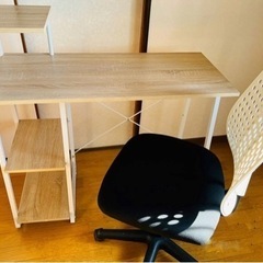 【三鷹市】【引取限定】家具 チェアデスクセット