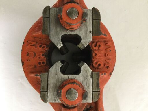 【北見市発】SMS JAPAN パイプねじ切り機 SRB NO.1 オレンジ 切削工具 業務用 DIY (D5788nthY)