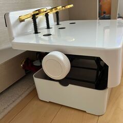 ピアノ補助ペダル 子供用ピアノ補助台 高さ調整可能 3ペダルタイプ（2ペダルも使用可）の画像