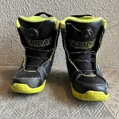 K2ジュニア用スノーボード、シューズセット　110-21cmの画像