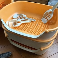 システムトイレ　にゃんともトイレ全部で4個の画像