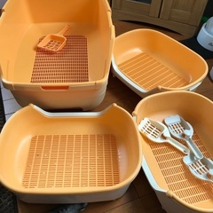 システムトイレ　にゃんともトイレ全部で4個の画像