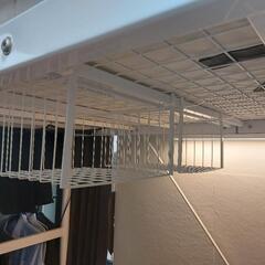 【便利なオプション付き】LOWYAロフトベッド宮棚付きシングル【取りに来れる方限定】の画像