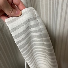 【お取引中】ニトリ 遮光2級カーテン スロウ グレー 2セット譲ります。の画像