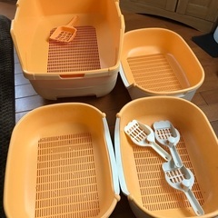 システムトイレ　にゃんともトイレ全部で4個の画像