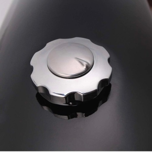 バイク 汎用 10L ガソリンタンク レトロ カフェレーサー 黒塗装