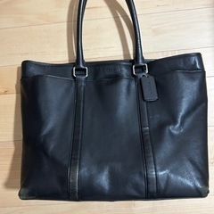 コーチ　正規品　COACH メンズバッグ トートバッグ　本革製の画像