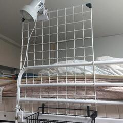 【便利なオプション付き】LOWYAロフトベッド宮棚付きシングル【取りに来れる方限定】の画像