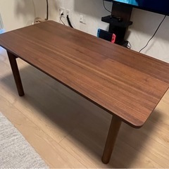 【無印良品】木製ミドルテーブル・ウォールナット材