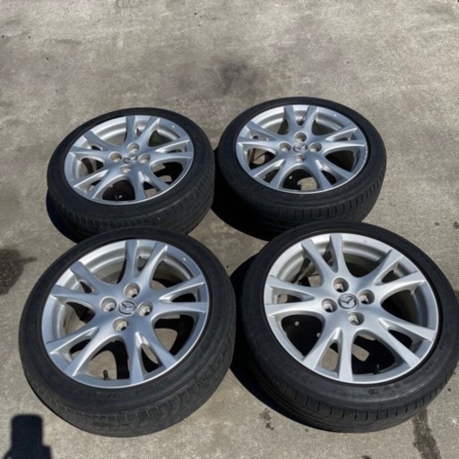 【値下げ】マツダ純正ホイール＆タイヤ 195/45R16 16×6.5J+50 100-4H