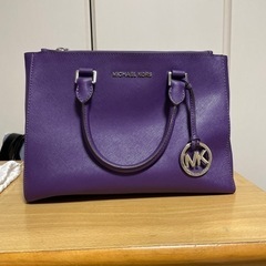 マイケルコース　ハンド／ショルダーバッグ　パープル
