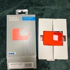 GoPro HERO7 スリーブ + ランヤード ハイパーオレンジ