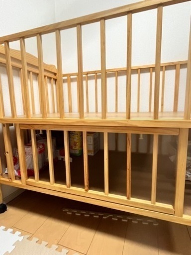 大和屋　ベビーベッド　家具　