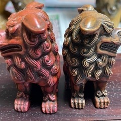 【沖縄】台付⑥シーサーくん　１ペアの画像