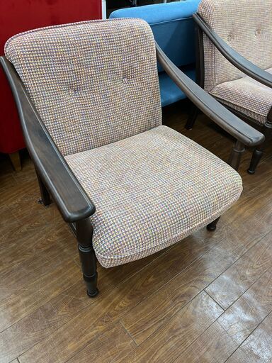 カリモク家具 1Pソファ　1人掛けソファ No.1212● ※現金、クレジット、スマホ決済対応※