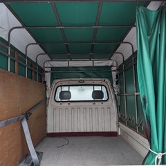 幌(ホロ)付きAT‼️月々8千円〜分割可‼️働くくるま軽トラ入りました！車検付き！【名義変更代込み】車内広い！人気のスバル サンバートラック‼️純正ステレオ付き☆雨風安心荷台☆ドラレコ付☆そのまま乗って帰れます‼️の画像