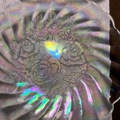 ガラスの大皿　4枚セットの画像
