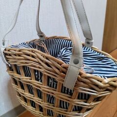 手提げ　籠BAGの画像