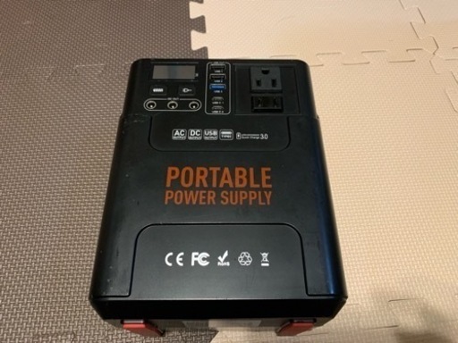 ポータブルバッテリー。インバーター搭載