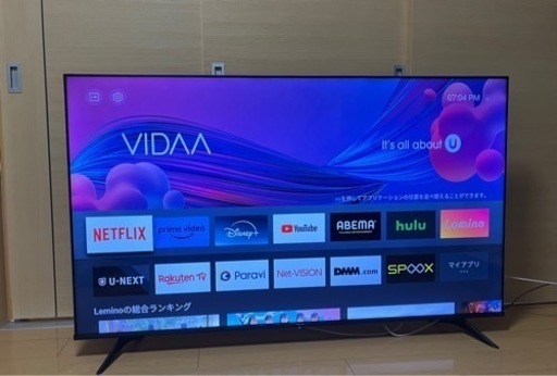 2021年式HISENSE 65型4k液晶テレビ