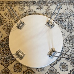 直径60cm 折りたたみ式ローテーブルの画像