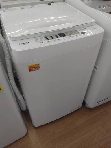 ☆ジモティー割引有☆ﾊｲｾﾝｽ/5.5㎏洗濯機/HW-E5504/2022年製