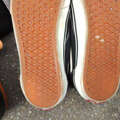 VANS　デッキシューズ　黒メンズ25cmの画像