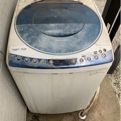 持って行ってくれる方に進呈！中古洗濯機