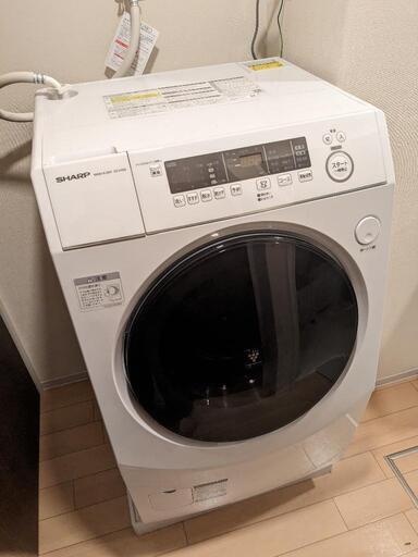 シャープ ドラム式 洗濯乾燥機 ES-H10G-WL