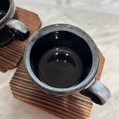 焼き物コーヒーカップ&ソーサーの画像