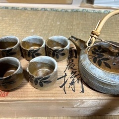 新品未使用　急須とおちょこ5ヶセット