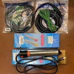 投込み式湯沸かし器1500Wx2+延長コード