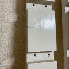 （トミー様購入予定）化粧棚板用支柱　ホワイト　の画像