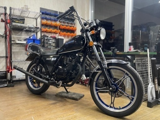 スズキGN125 エンジンフルOH 実働書有　関東圏内配達無料！