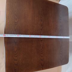 天然木　ローテーブルの画像