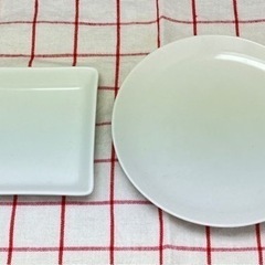 無印良品 丸皿 角皿