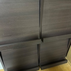 決まりました　ブラウン本棚