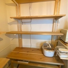 【6/16まで】DIY キッチンシェルフ　ラブリコ棚