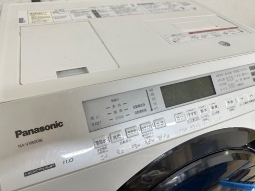   2021年製 ドラム式洗濯機 11kg 　NA-VX800BL