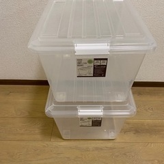 【ニトリ】透明収納ケース✖️2個の画像