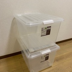 【ニトリ】透明収納ケース✖️2個の画像