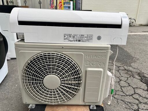 大阪❗️♻️エコマックス♻️配送も可⭕️「S433」⭐️日立 ⭐️ ルームエアコン 白くまくん 8畳用 2020年製