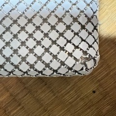 白パーティバッグ バッグ ポーチの画像