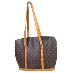  ルイヴィトン LOUIS VUITTON バッグ ハンドバッグ トートバッグ バビロン M51102 VI0925 レザー ブラウン モノグラム 中古品 真贋OK