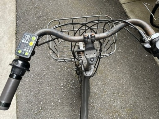 自転車 電動アシスト自転車bikke グレー