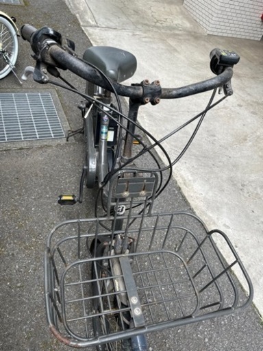 自転車 電動アシスト自転車bikke グレー