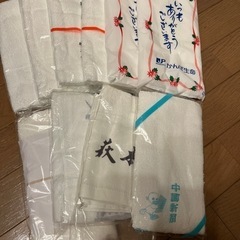 　未使用白タオル10枚の画像