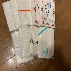 　未使用白タオル10枚